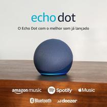 Echo Dot 5 Geraçao Smart Speaker com Alexa - Amazon (Azul)
