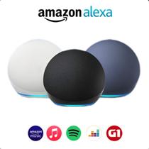 Echo Dot 5ª Gen Som Envolvente e Graves Fortes