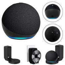 Echo Dot 5ª Geração Alto falante Preto Alexa Com Suporte
