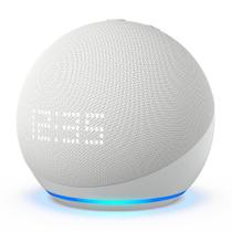 Echo Dot 5ª geração Amazon, com Alexa, com Relógio, Smart Speaker, Display, Branco - B09B96NJ4X