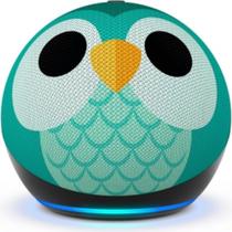 Echo Dot (5a geração) Kids Infantil Projetado para crianças, com controles parentais Coruja