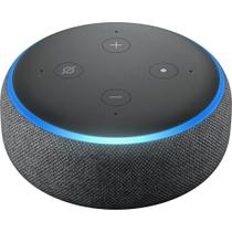 Echo Dot Amazon Smart Speaker Preto Alexa 3a Geração em Português