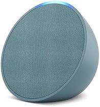 Echo Pop Amazon Com Alexa Smart Speaker Som Envolvente Global - Azul