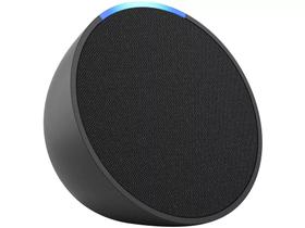 Echo Pop Amazon, com Alexa, Smart Speaker, Som Envolvente, Preto - B09WXVH7WK