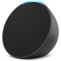 Echo Pop Amazon, com Alexa, Smart Speaker, Som Envolvente, Preto - B09WXVH7WK