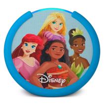 Echo Pop Kids Disney Princess Alexa 1ª Geração 2023 - Azul