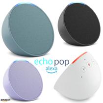 Echo Pop Smart Speaker Original compacto com som envolvente