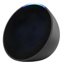 Echo Popcaixa De Som Inteligente Com Alexa Amazon Cor Preto