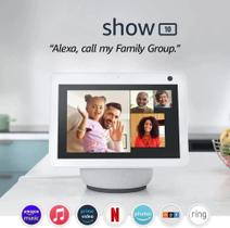 Echo Show 10: Smart Display HD de 10,1" com movimento e Alexa Bluetooth- Branca - Amazon
