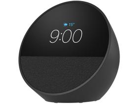 Echo Spot (2024) com Alexa: Despertador inteligente com som vibrante e Alexa Cor preta, AMAZON AMAZON