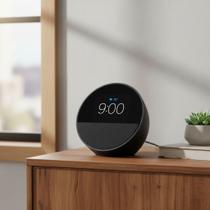 Echo Spot 2024 Com Alexa Despertador Inteligente Display Luz