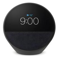 Echo Spot 2024 Smart Speaker Caixa de Som Tela De 2,83 - Com Alexa PRETA - ECHO-SPOT