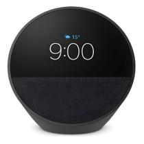 Echo Spot 2024 Smart Speaker Caixa de Som Tela De 2,83 - Com Alexa PRETA