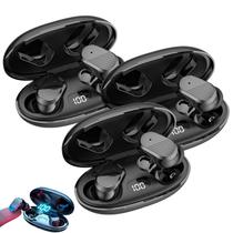 Echolabs Ear Buds 2024 Edition, Echolabs Audio Earbuds Edition 2024, fones de ouvido sem fio para dormir com microfone invisível, mini fone de ouvido LED Power Display, pequenos fones de ouvido Bluetooth para esportes de viagem (3 unidades)