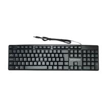 eclado Com Fio Usb Para Computador E Notebook Ley-1584 Cor De Teclado Preto eclado Com Fio Usb Para Computador E Notebook Ley-1584 Cor De Teclado Preto