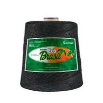 ECO Brasil Cor:02 - Preto nº6 Barbante Para Crochê - Soberano