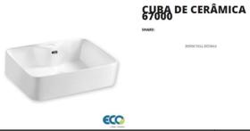 Eco Metais Cuba Ret G Branca 67000 Eco Metais Cuba Ret G Branca 67000