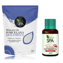 Eco Spa - Dolomita clareadora + Oleo de Rosa Mosqueta Puro - Kit