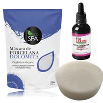 Eco Spa - Dolomita clareadora + Oleo de Rosa Mosqueta Puro - Kit