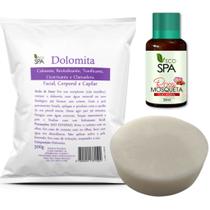 Eco Spa - Dolomita clareadora + Oleo de Rosa Mosqueta Puro - Kit
