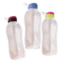 Eco Tupper 2 litros Cor Aleatória (1 garrafa com base transparente/tampa cor aleatória) Tupperware