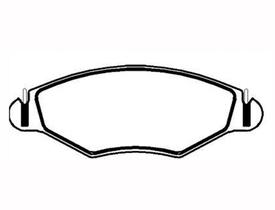 Eco1199 pastilha de freio dianteira 206 207 hoggar hoggar - Ecopads Eco1199 pastilha de freio dianteira 206 207 hoggar hoggar - Ecopads