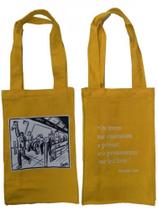 Ecobag 3d - martins fontes - animais no metrô - amarela