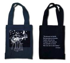 Ecobag 3d - martins fontes - sertanejo tocando viola - preta