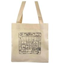 Ecobag Boobie Goods Estampa Mercadinho Fofo Mini Bolsa Algodão Cru Ecobag Boobie Goods Estampa Mercadinho Fofo Mini Bolsa Algodão Cru