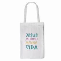 Ecobag Branca Personalizada Pequena Com Alça 20x30cm