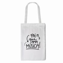 Ecobag Branca Personalizada Pequena Com Alça 20x30cm