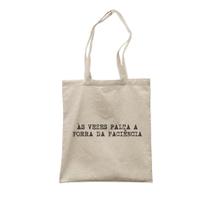 Ecobag Falta Paciência Studio Geek