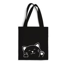 ecobag fui, miau algodão 100 reciclado ecobag fui, miau algodão 100 reciclado