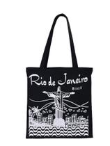 Ecobag Lembrança Rio De Janeiro Cristo Algodão Cru