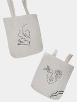 Ecobag personalizada café mulher bolsa feminina