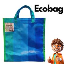 Ecobag Personalizada Cor:Turquesa e AzulMensagem:Sorte Amiga