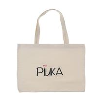 Ecobag personalizada piuka algodão cru Ecobag personalizada piuka algodão cru