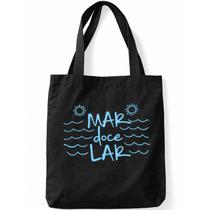 Ecobag Preta Mar doce Lar