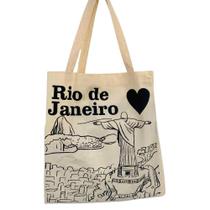Ecobag Rio de Janeiro Cristo Redentor e Pão de Açúcar Ecobag Rio de Janeiro Cristo Redentor e Pão de Açúcar