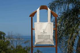 Ecobag Tipo Premium Vertical Com Fole Linha Algodão Guanabara a Sepetiba