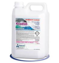Ecodish - detergente clorado - p/ máquinas de lavar louças - quimiart - 5 litros