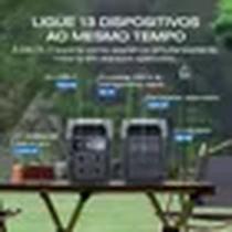 EcoFlow DELTA 3 220v Estação de Energia Portátil 1024Wh, 1800W XBoost, UPS 20ms, Ideal para Quedas de Energia, Camping e Home Office