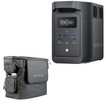 EcoFlow Delta Black E980 980Wh Estação Energia Portátil Camping + Bolsa Brinde