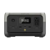 EcoFlow RIVER 2 256Wh 300W XBoost 600W 127V Estação de Energia Portátil UPS para Quedas de Energia e Camping
