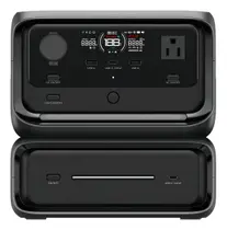 EcoFlow RIVER 3 Max 576Wh 600W XBoost 1200W Estação de Energia Portátil UPS 10ms para Quedas de Energia e Camping 127v