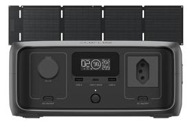 Ecoflow River 3 Ups Com Painel 60w Energia Off Grid