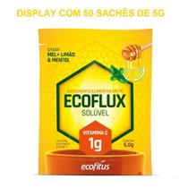 Ecoflux Solúvel Ecofitus Display Com 50 Sachês De 5G Cada