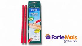 Ecolápis Carpinteiro Cx/ 12 unidades. Ideal para escrita em madeira. - FABER Ecolápis Carpinteiro Cx/ 12 unidades. Ideal para escrita em madeira. - FABER