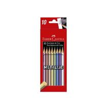 Ecolapis Cor Metallic 10 Cores Faber Castell - Faber-castell
