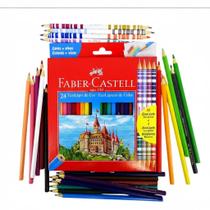 Ecolápis De Cor 20 Cores +4 Bicolores Faber-Castell Ecolápis De Cor 20 Cores +4 Bicolores Faber-Castell